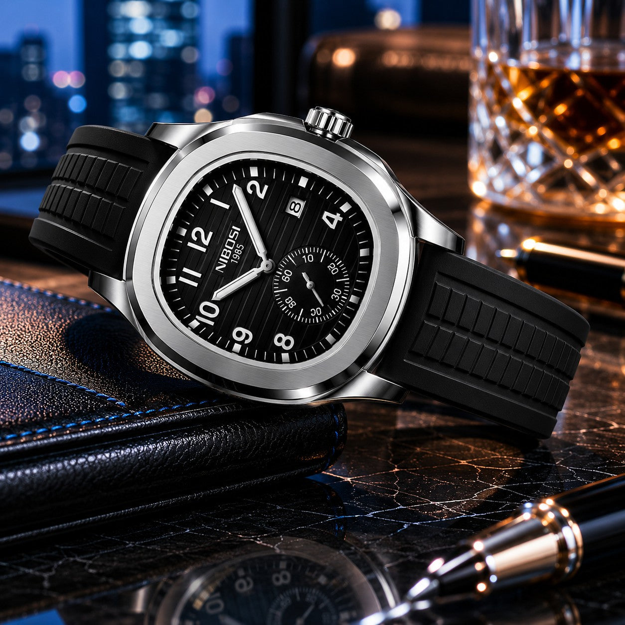 Emerson Steel Chronograph