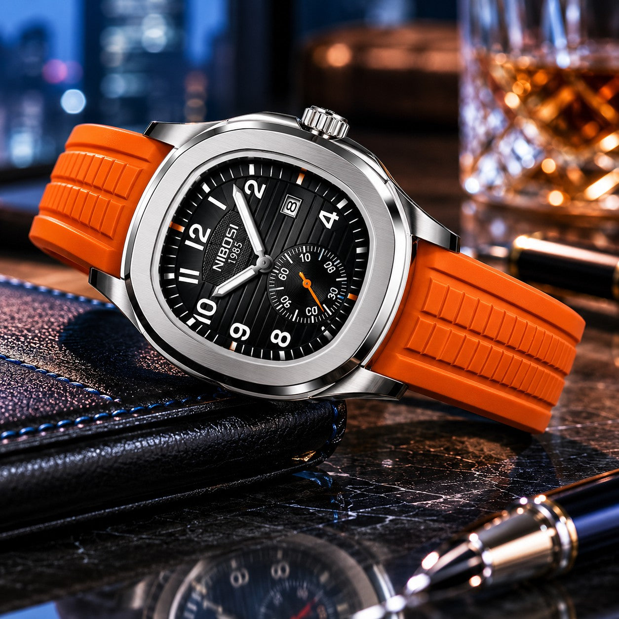 Emerson Steel Chronograph
