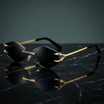 Marquise Rimless Sunglasses