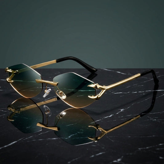 Marquise Rimless Sunglasses