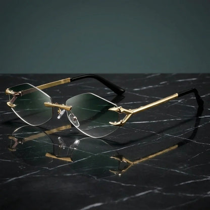 Marquise Rimless Sunglasses
