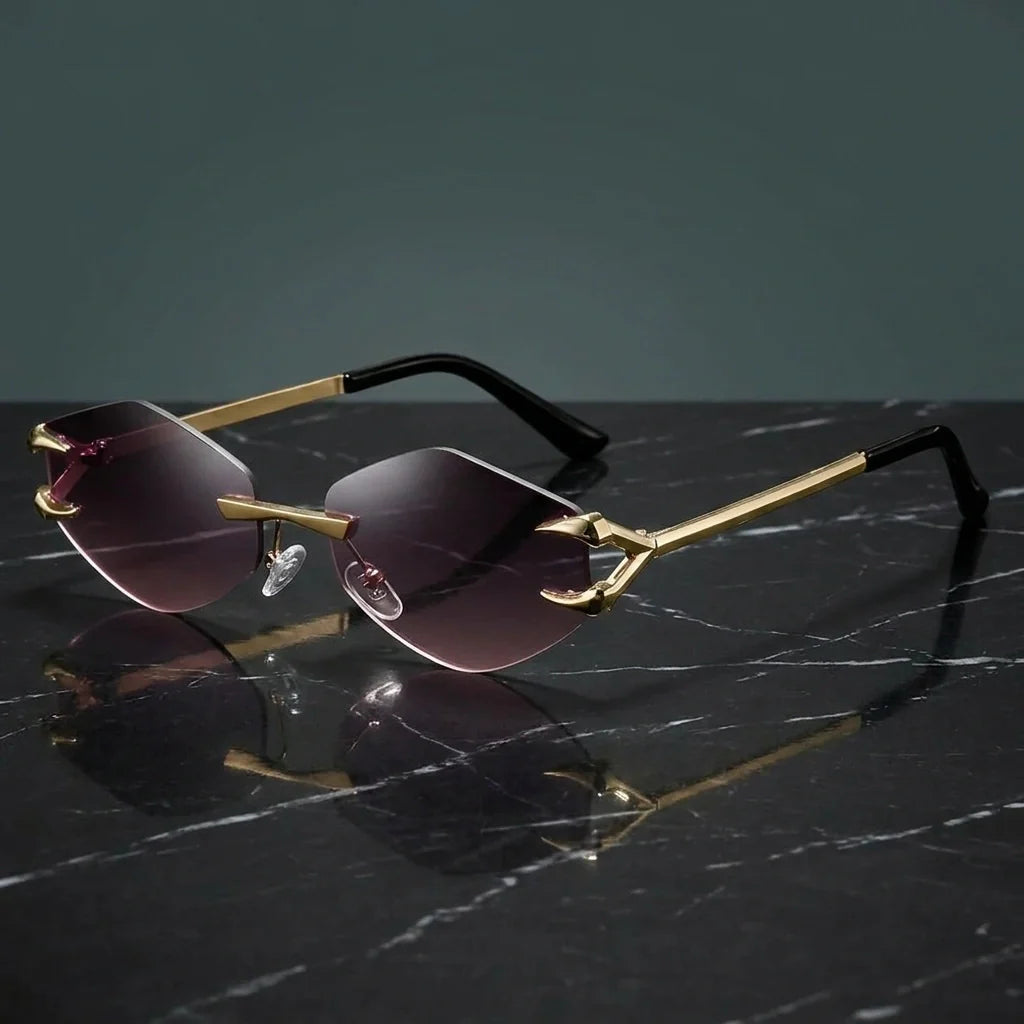Marquise Rimless Sunglasses