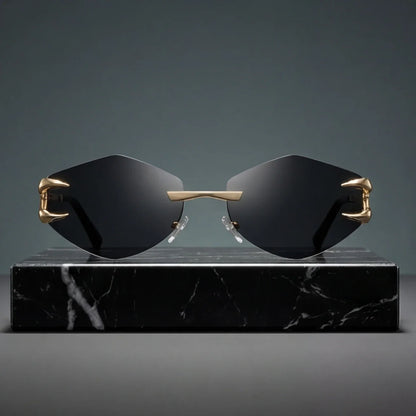 Marquise Rimless Sunglasses