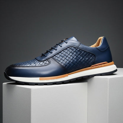 Intrecciato Genuine Leather Sneakers