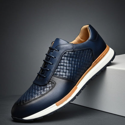 Intrecciato Genuine Leather Sneakers