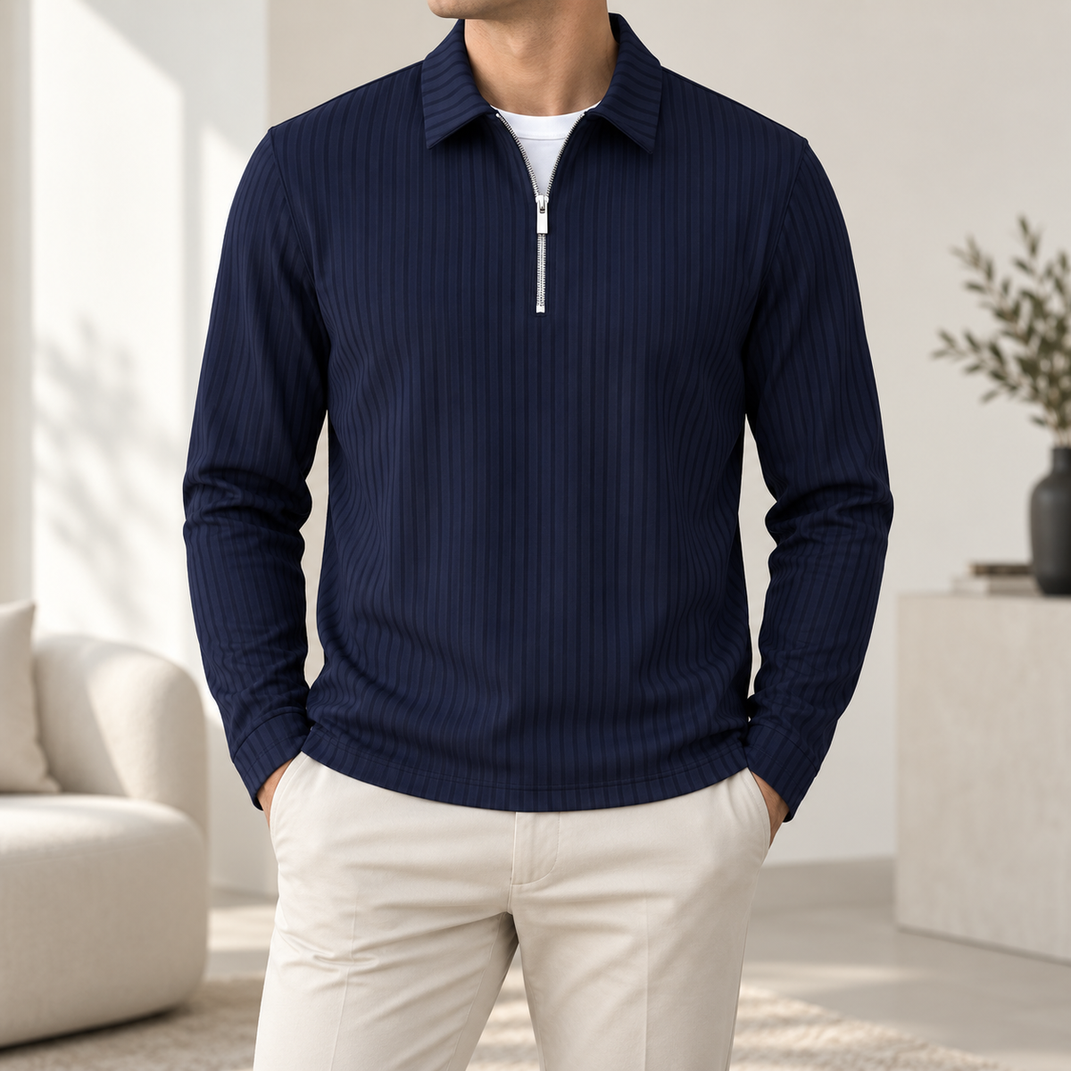 Harrow Ribbed Polo