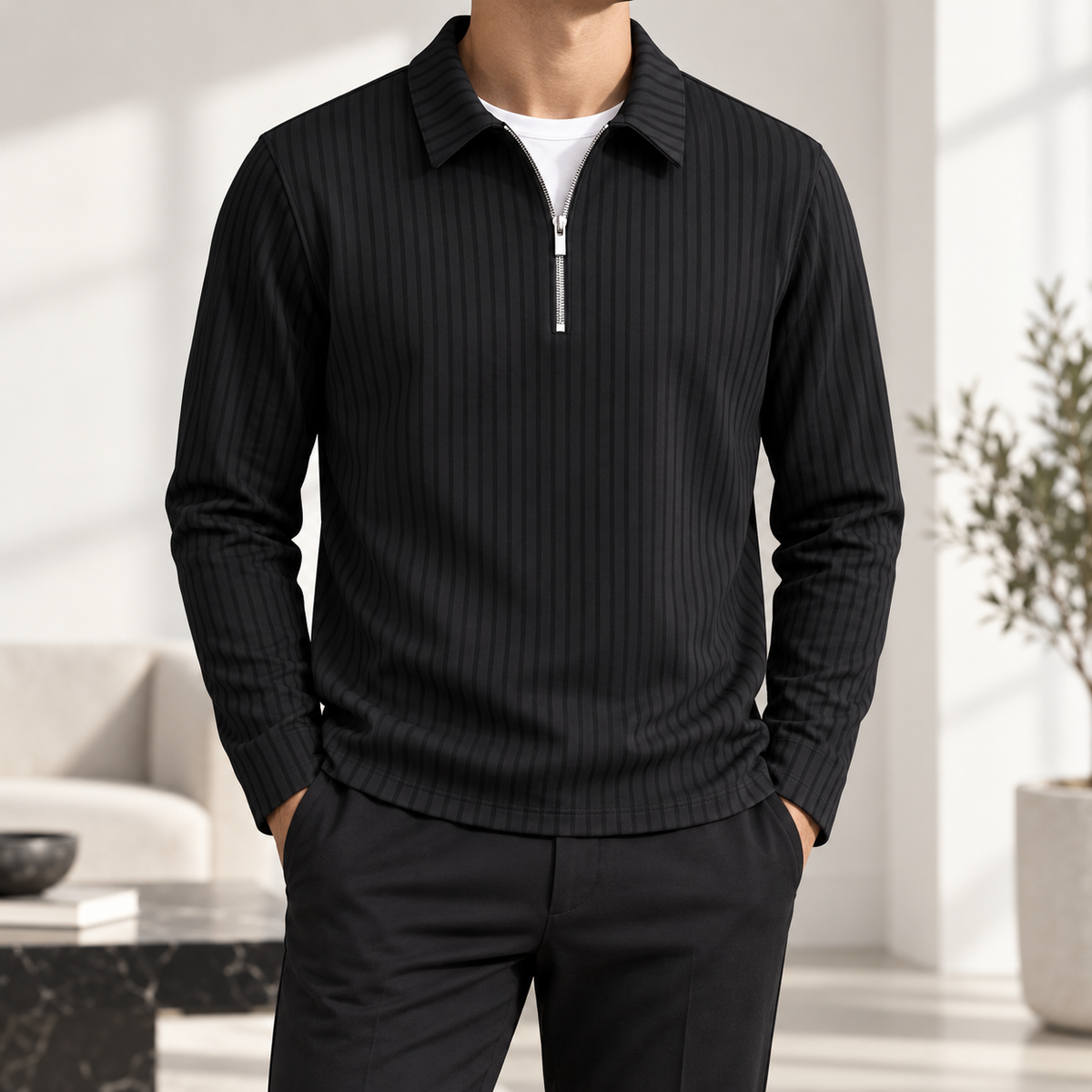 Harrow Ribbed Polo