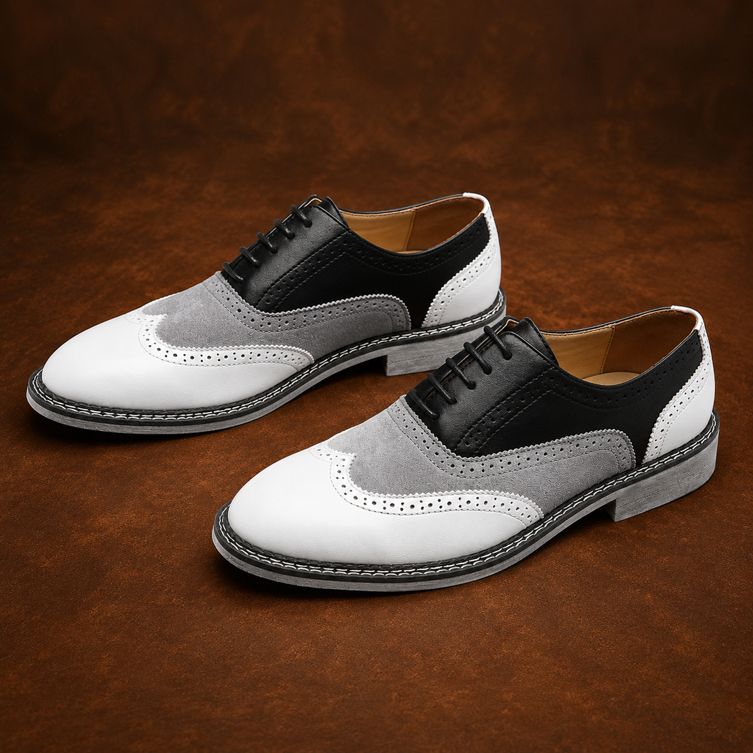 Ashworth Tri-Tone Wingtip Brogue
