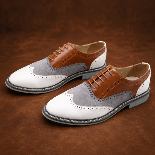Ashworth Tri-Tone Wingtip Brogue