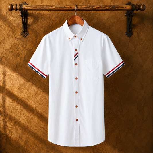 Aldric Oxford Short-Sleeve Shirt