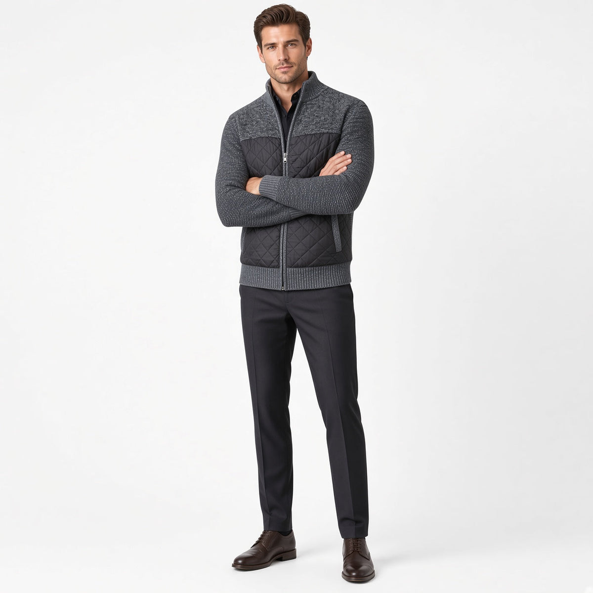Ashworth Hybrid Quilted Jacket