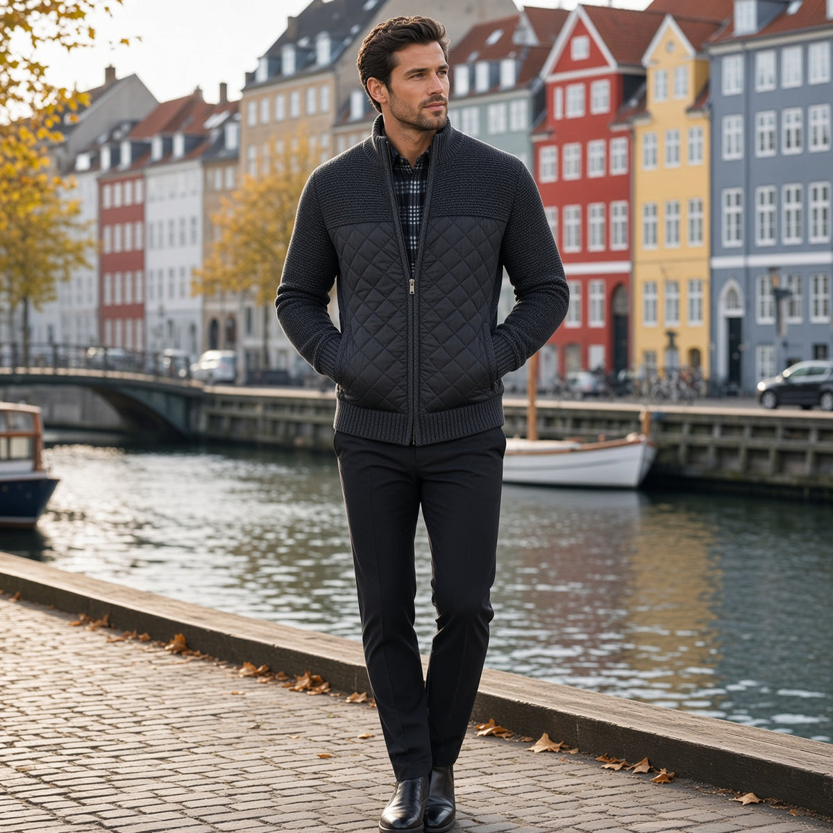 Ashworth Hybrid Quilted Jacket