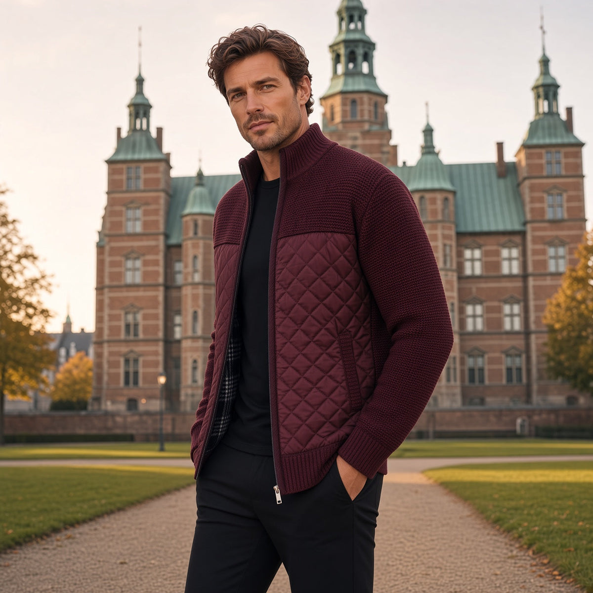 Ashworth Hybrid Quilted Jacket