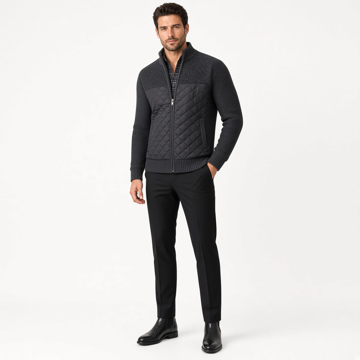 Ashworth Hybrid Quilted Jacket