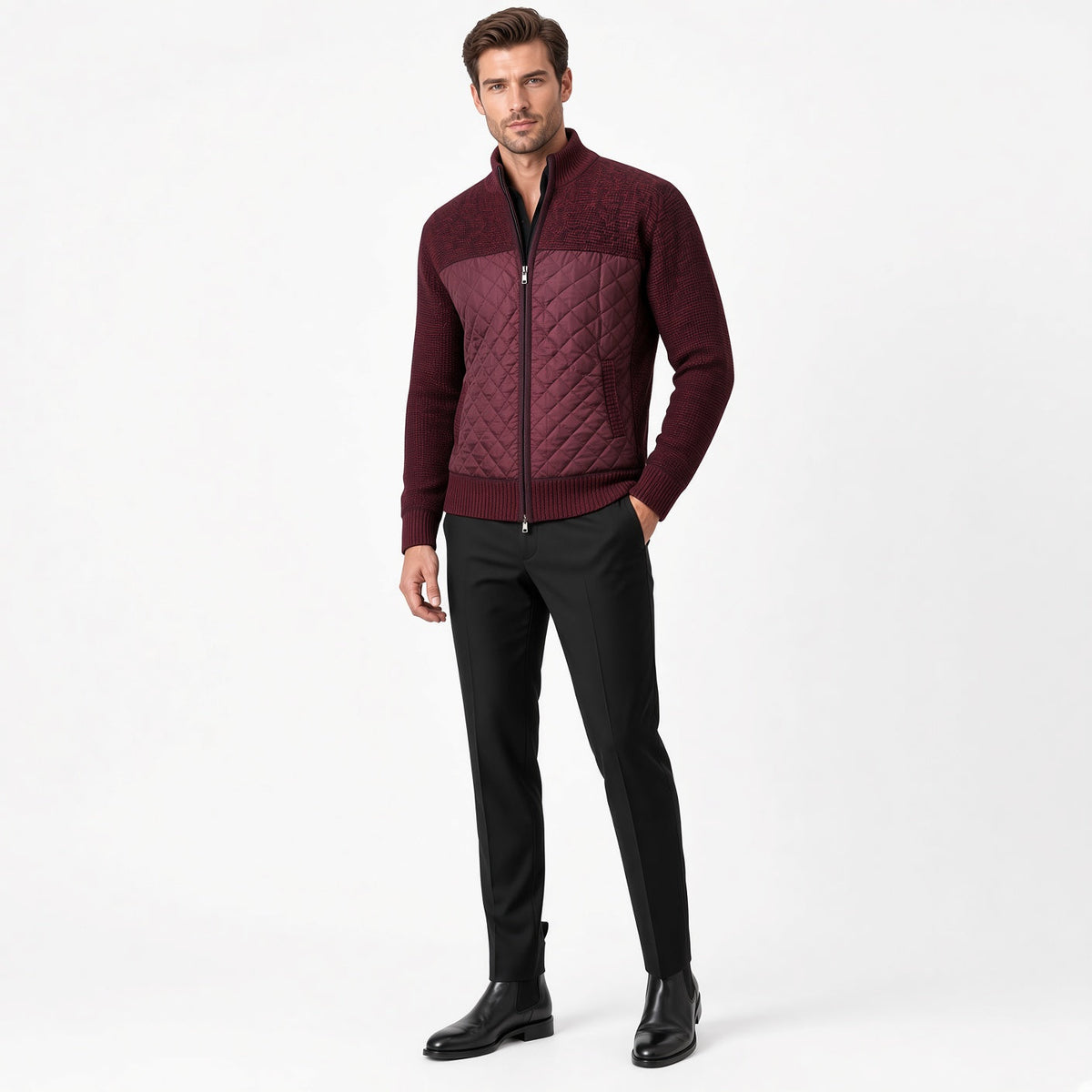 Ashworth Hybrid Quilted Jacket