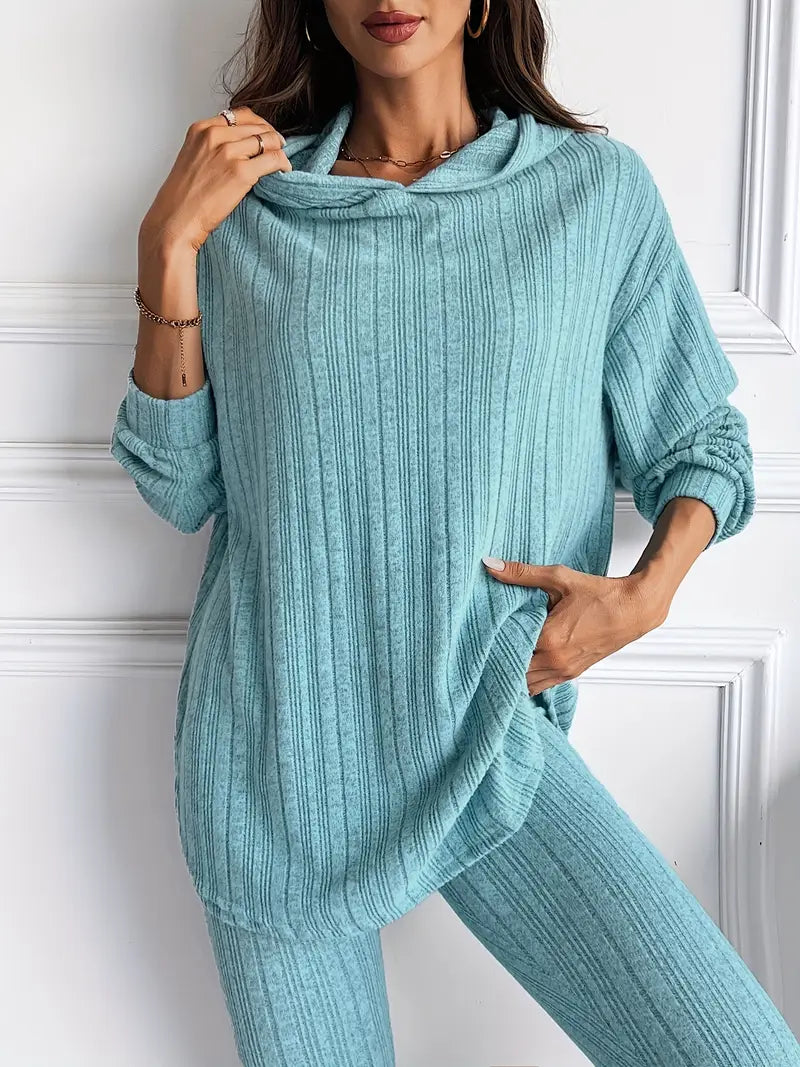 Oversized Hooded Loungewear Ensemble