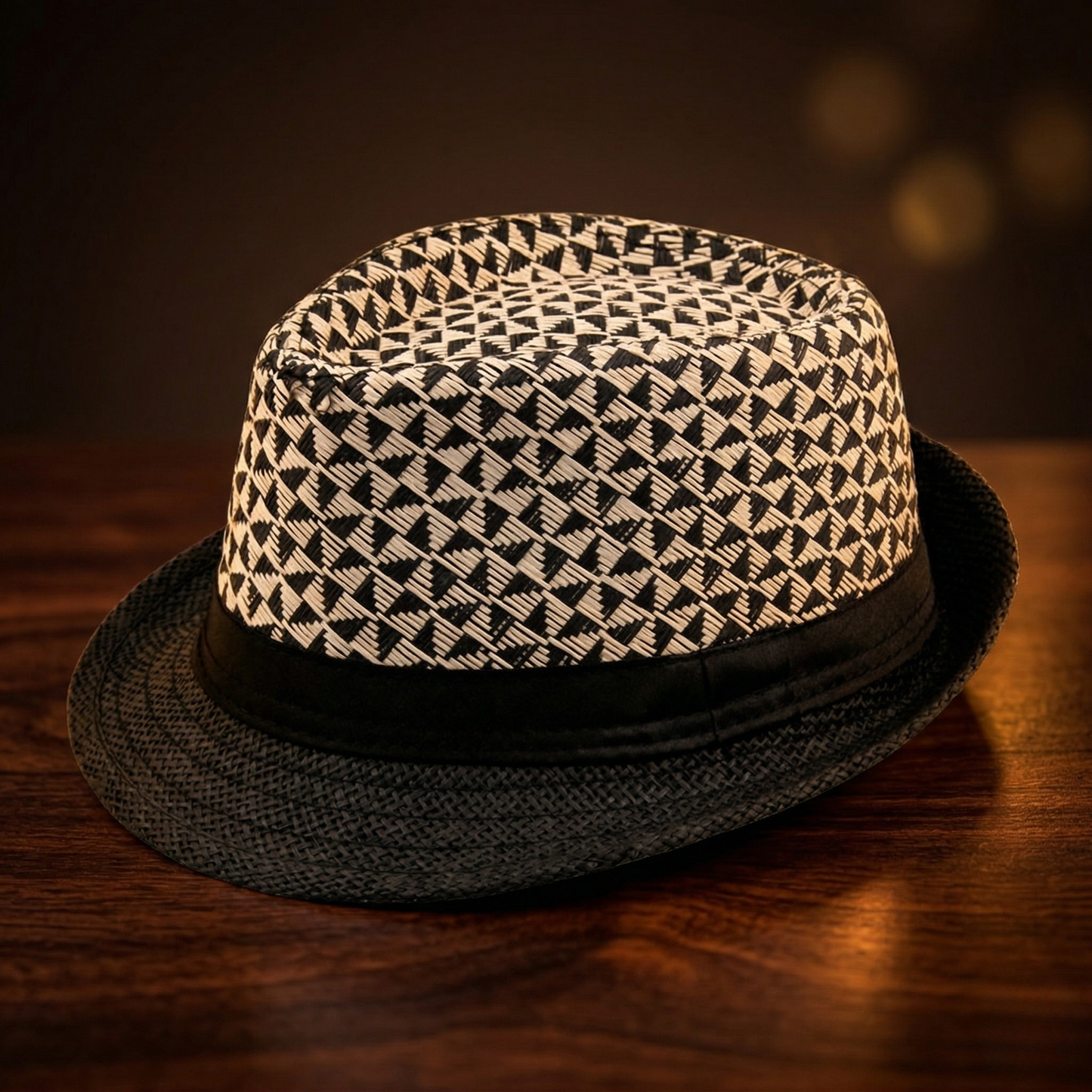 Havana Woven Contrast Trilby