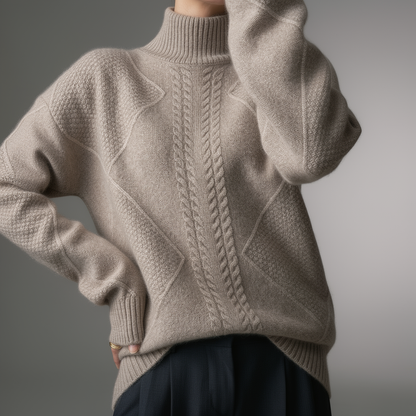 Heritage Knit Turtleneck Sweater