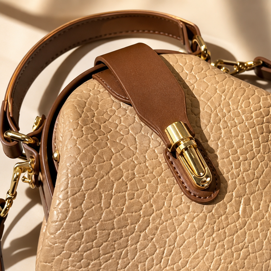 Bellamy Croc-Embossed Dome Bag