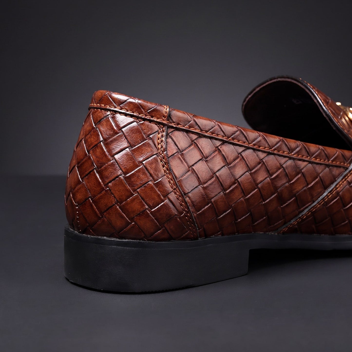 Firenze Woven Horsebit Loafers
