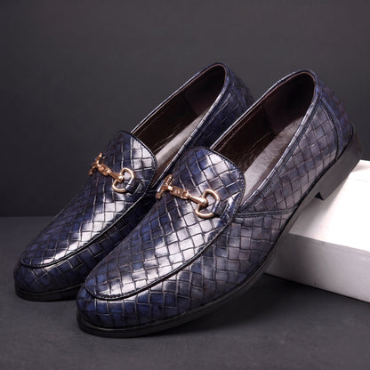 Firenze Woven Horsebit Loafers