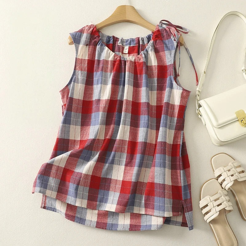 Calista Linen Top