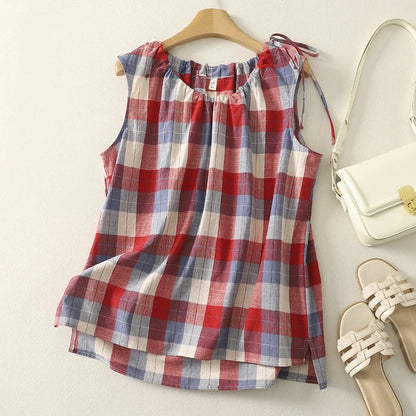 Calista Linen Top