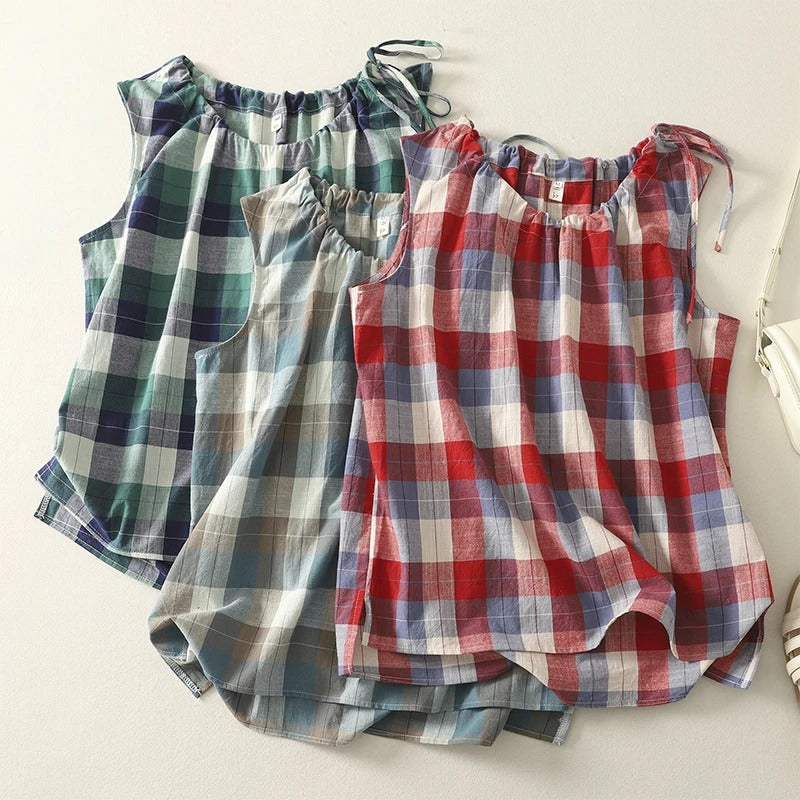 Calista Linen Top
