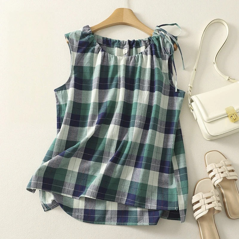 Calista Linen Top
