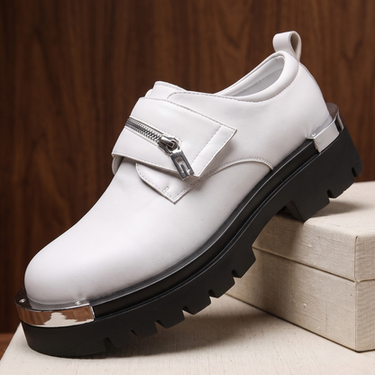 Foundry Zip-Strap Platform Loafer