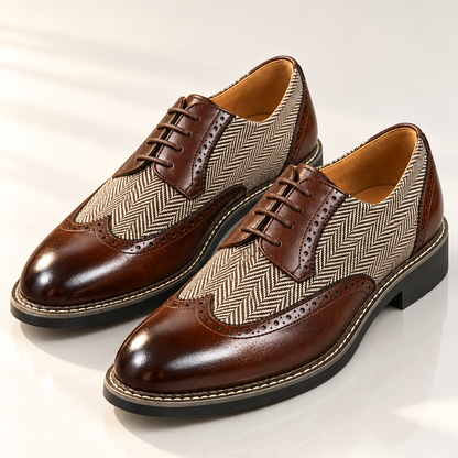 Carrington Herringbone Oxfords
