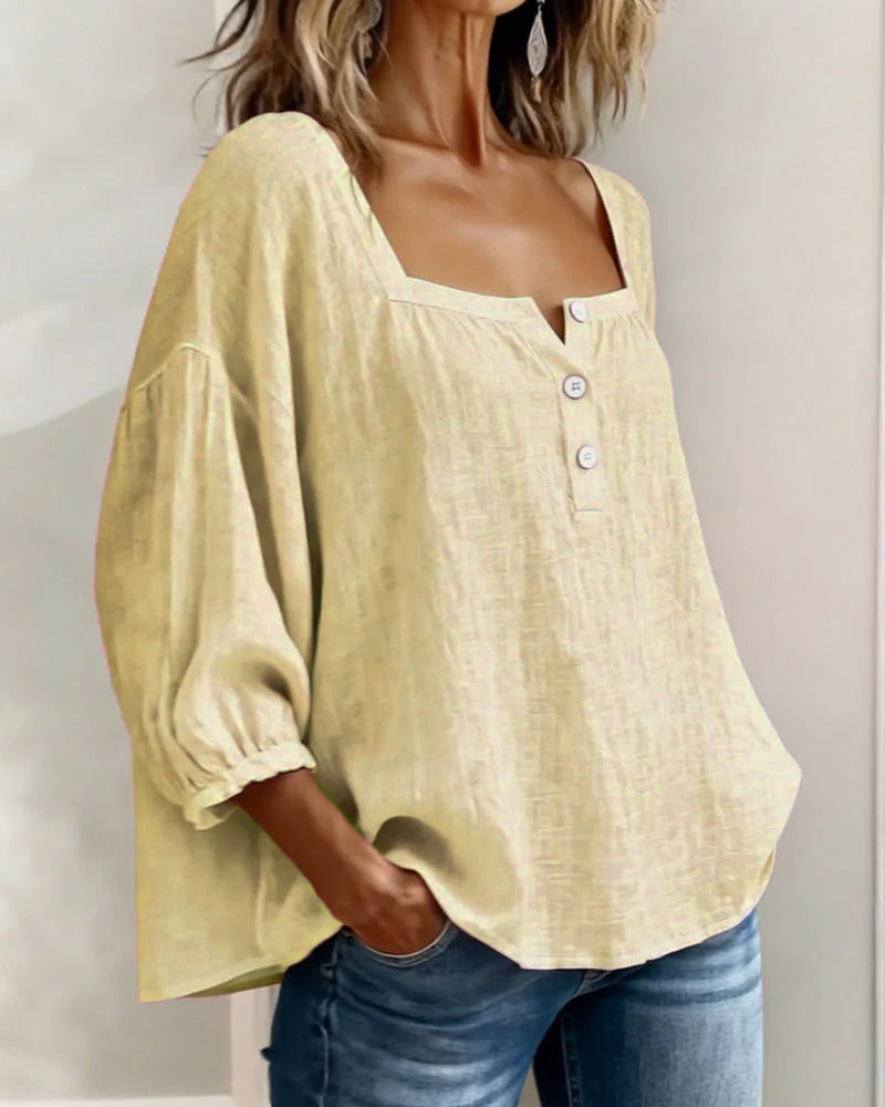 Amalfi Pullover Blouse