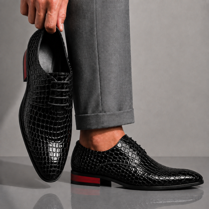 Cavallo Croc Oxfords