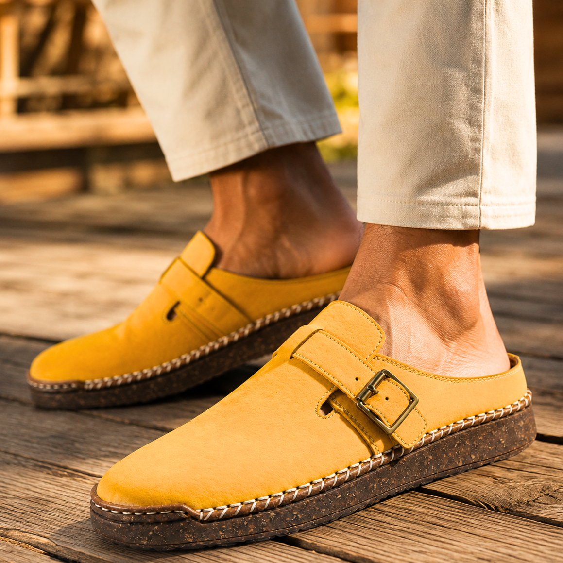 Harwick Suede Buckle Loafers