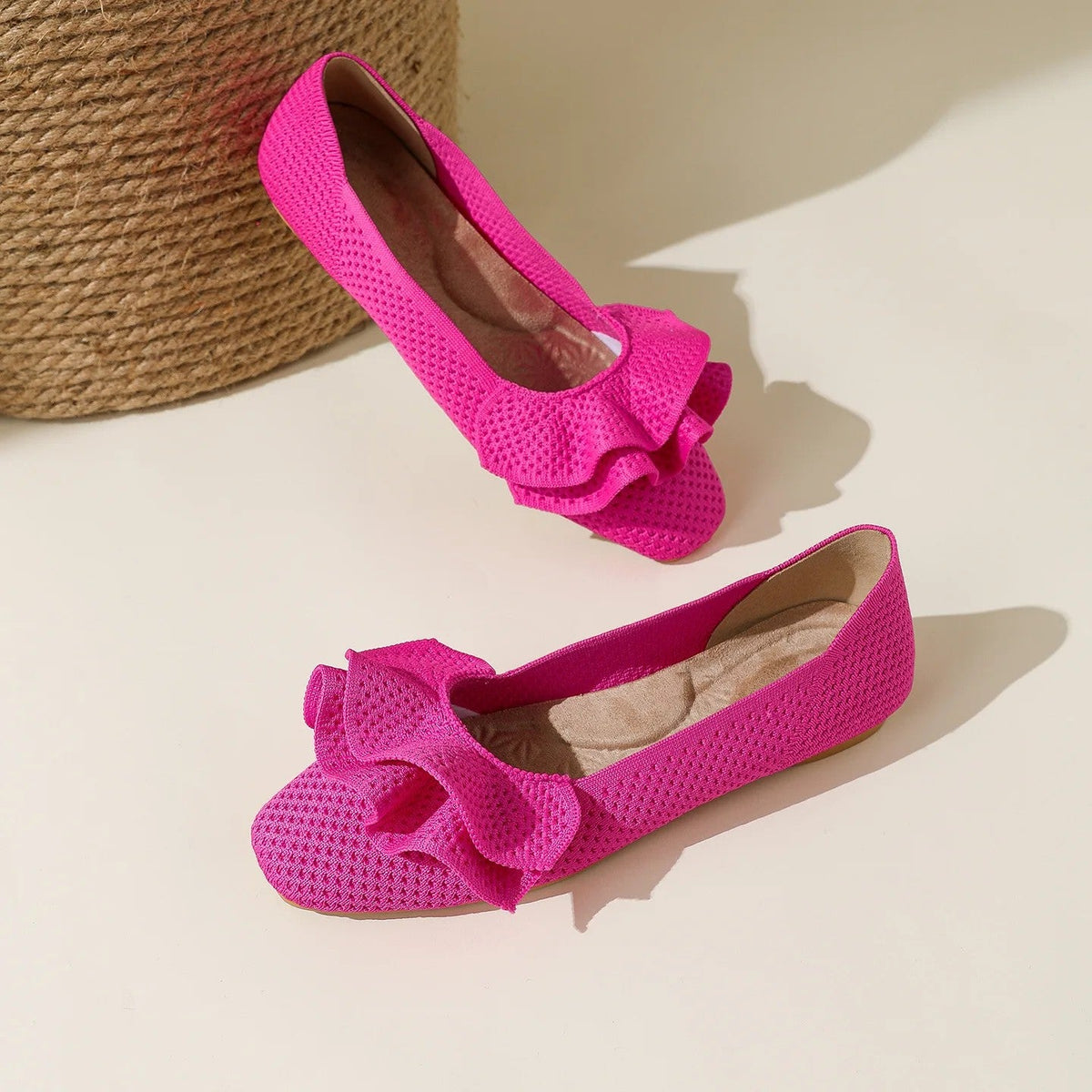 Amara Ruffle Flats