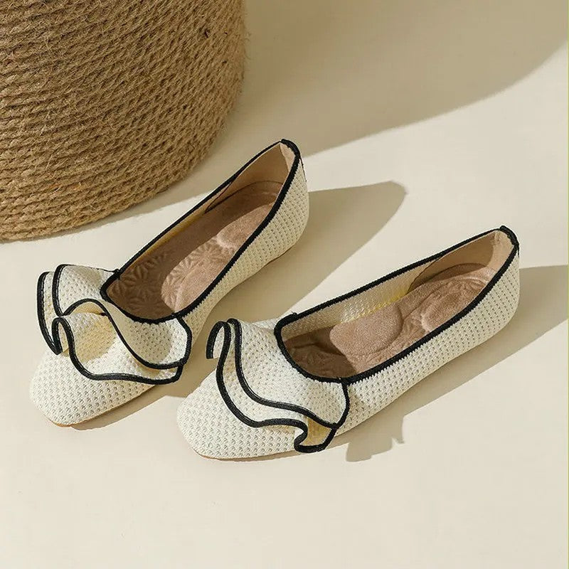 Amara Ruffle Flats