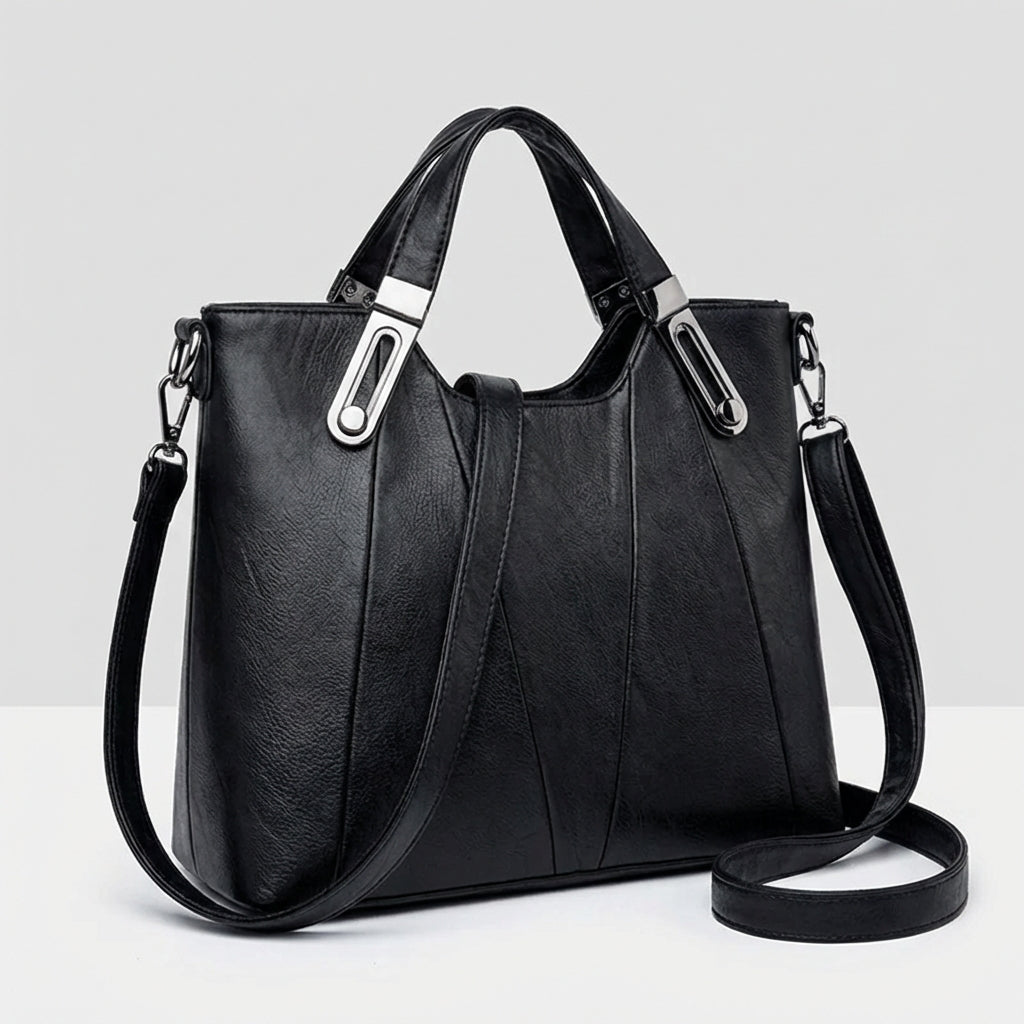 Iris & Iron - Panelled Leather Day Bag