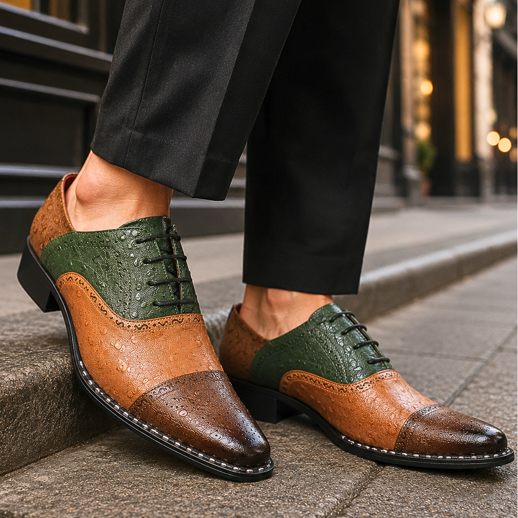 Salvatoro Tri-Tone Oxfords