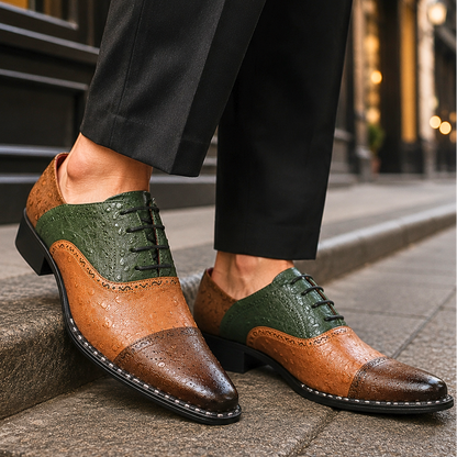 Salvatoro Tri-Tone Oxfords