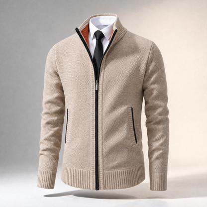 Brera Stand-Collar Cardigan