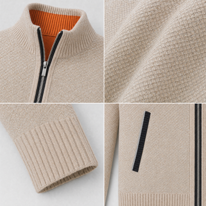 Brera Stand-Collar Cardigan