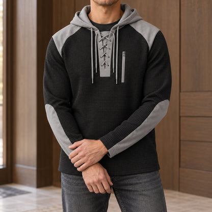 Colter Lace-Up Hoodie
