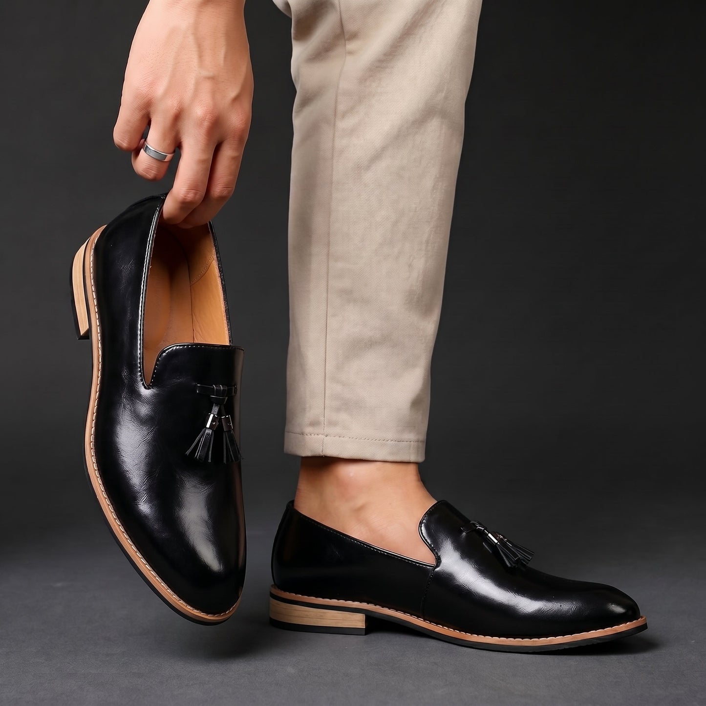 Bramante Ochre Loafers