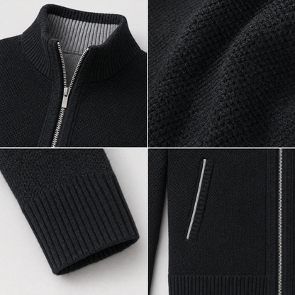 Brera Stand-Collar Cardigan