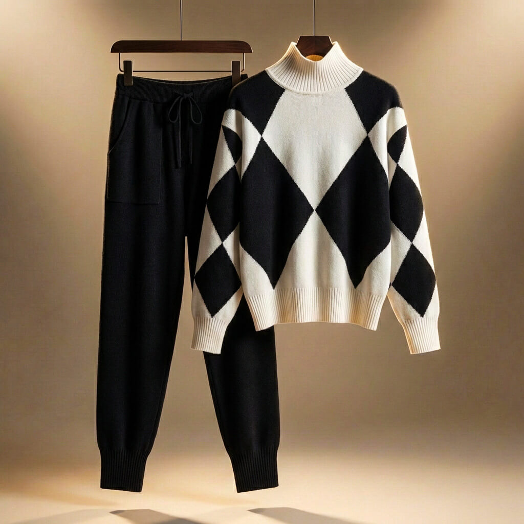 Diamond Knit Duo