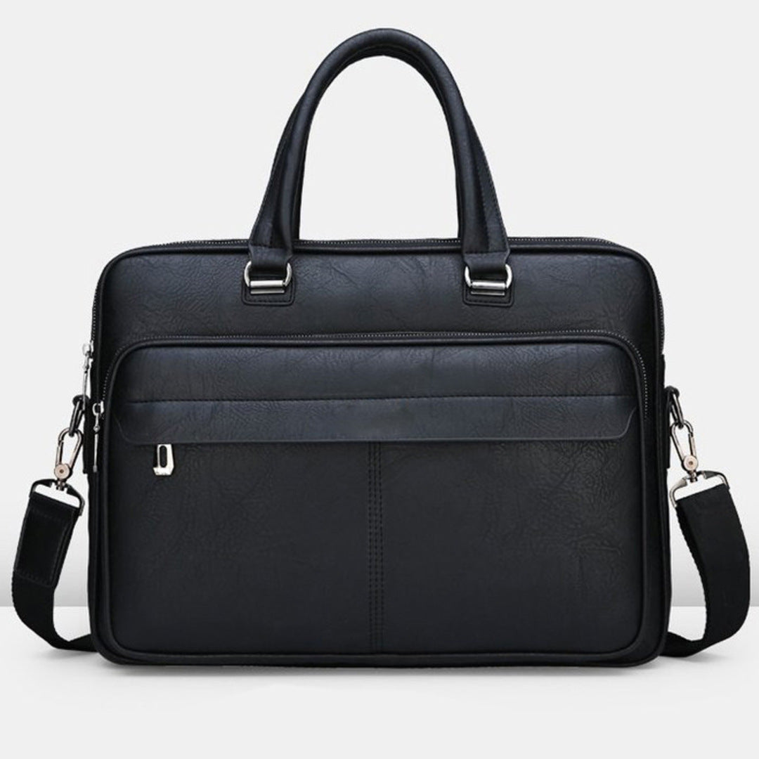 Executive Full-Grain Leather Attaché