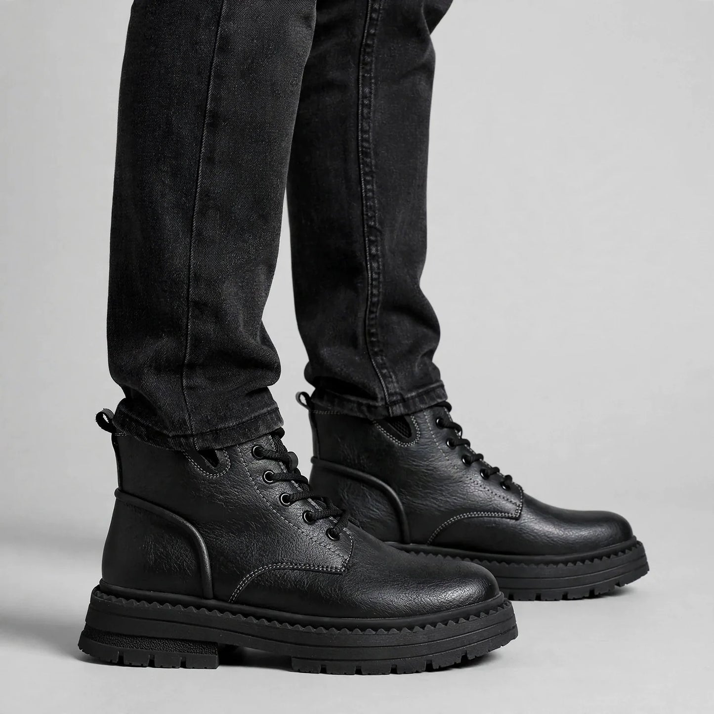 Warfield Leather Combat Boots