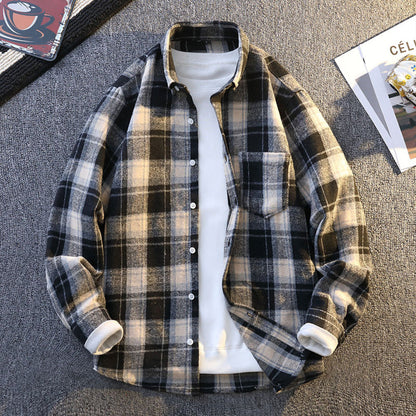 Cashmere-Blend Lumber Jacket
