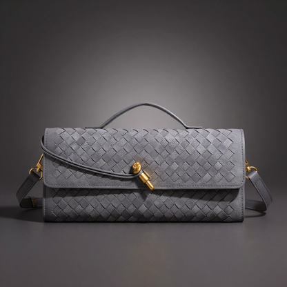 Handwoven Leather Envelope Bag