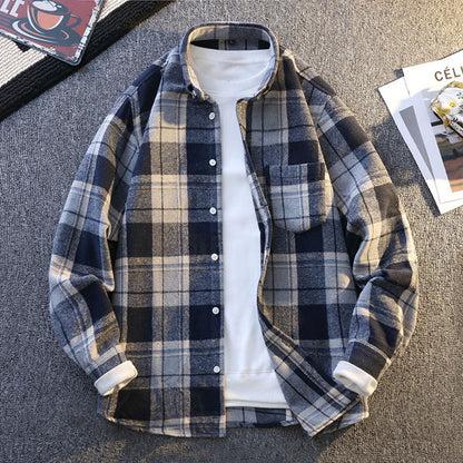 Cashmere-Blend Lumber Jacket